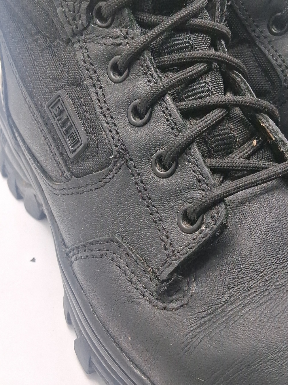 5.11 Tactical Black Women's Lace-Up Combat Boots - Picture 7 of 8